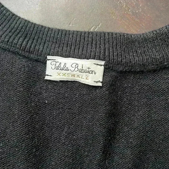 TALULA Babaton | Aritzia black cashmere blend vest with buttons - Picture 7 of 11